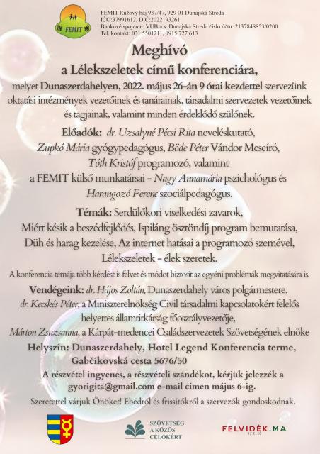 Lélekszeletek – meghívó - 2022